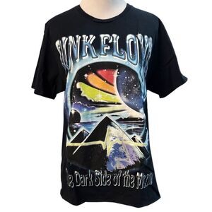 Pink Floyd Dark Side of the Moon Graphic Tee Black Band T-Shirt M